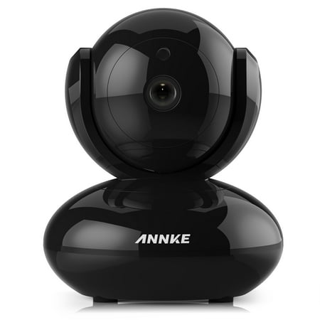 ANNKE HD 720P WiFi Video Monitoring Security Wireless IP Camera with Pan/Tilt, Two-Way Audio, Plug & Play Setup, Optional Cloud Recording, Full HD 720P - (Best Way To Set Up Security Cameras)