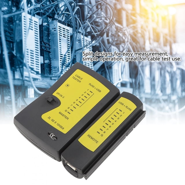 Probador de Cables, Herramienta de Prueba de RJ45+USB RJ45+USB de Long Life de Long Long, Prueba de Red de la Industria de Pruebas de Cable Para El Entono del Sitio de