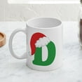 thumbnail image 3 of CafePress - Christmas Letter D Alphabet Mug - 11 oz Ceramic Mug - Novelty Coffee Tea Cup, 3 of 3