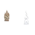 thumbnail image 1 of Escultura De Resina De La Sagrada Familia Con Forma De Llama, Figura Clásica Cristiana Católica, Adorno Abstracto De Fuego, Artesanía Moderna Para Oficina, Hogar, Mesa, Coche, Patio,, 1 of 8
