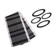 thumbnail image 1 of fastboy recliner Replacement Fabric Waterproof Replacement Fabric for Lawn Back Yard Black Grey + Rope, 1 of 8
