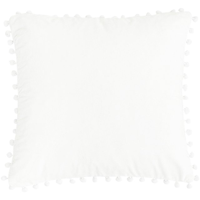 Unique Bargains Housse de Coussin en Velours avec Pompons pour Canapé-Lit 1 Pcs