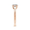 thumbnail image 3 of ANGARA Natural 0.76 Ct. Diamond Solitaire Engagement Ring in 14K Rose Gold for Women (Ring Size: 3), 3 of 10