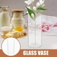 thumbnail image 5 of 6 Pcs Floating Candle Vase Tall Votive Holders Glass Container Dining Table High Borosilicate, 5 of 6