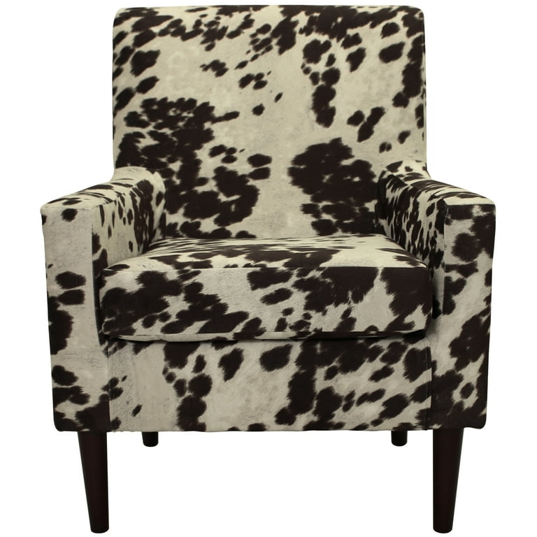 Emma Arm Chair Cowhide Brown Walmart