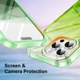 thumbnail image 3 of Dteck Compatible for iPhone 16 Pro Max Case Built with Screen Protector, Lightweight and Stylish Full Body Shockproof Protective Rugged TPU Case for  iPhone 16 Pro Max,Green, 3 of 6