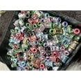 thumbnail image 5 of Aluminum Beads For Bracelet Making, Craft DIY Jewelry Supplies, Gift for Beader, Large Hole, Assorted Sizes, Shapes, Colors, 500 pcs, 5 of 8