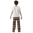 thumbnail image 5 of FORMRS Kids Pajama Pants with Pockets Size 6-8Y Boys Lounge Sleep Bottoms, Tribal Geometric, 5 of 8