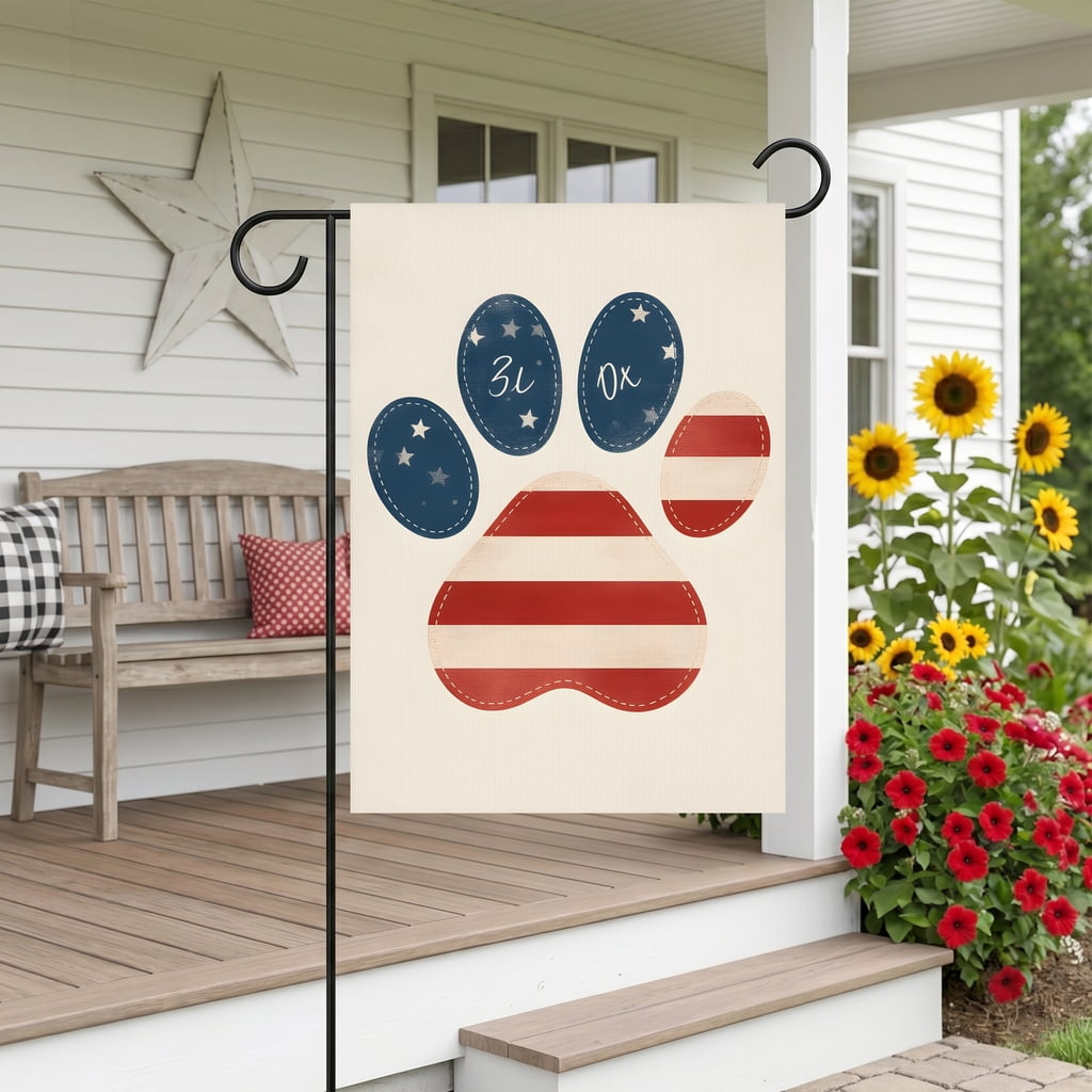 American Flag Garden Flag OX USA 250th Anniversary Decorations 28x40 inches Full Size Flag