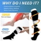 thumbnail image 2 of 7 pares de calcetines de compresión médicos para mujeres y hombres, calcetines hasta la rodilla de soporte para correr, enfermeras, viajes, 7/8 pares, 2 of 5