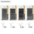 thumbnail image 2 of NAGARAKU floraison automatique W forme Bloom 3D 4D 5D 6D ventilateurs préfabriqués vitesse Extensions de cils lumière douce naturelle pleine Dense, 2 of 5