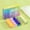 B, variant on Triangular Sandwich Eraser Set,5-Pack Clean-Erasing Rubber with Precise Tip,TPE Material for Students and Artists,Portable Stationery Gift for Office,Multi-Color and Durable