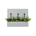 thumbnail image 5 of Prinz 3-Opening 4x6 Gray Sentiment Collage Planter Tabletop Frame With Faux Eucalyptus, 5 of 5