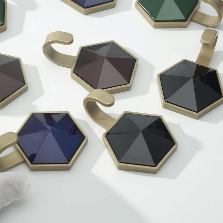 Hexagonal Wall Coat Hooks (Set Of Bathroom Towel Holders