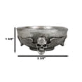 thumbnail image 5 of Gothic Winged Skulls Pentagramatron Supernatural Magical Talismans Trinket Dish, 5 of 9