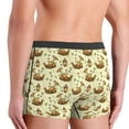 thumbnail image 4 of Mens Underwear Boxer Briefs - Snail With Mushrooms Comfort Breathable men's boxer briefs with Flex Waistband, 4 of 7