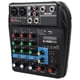 thumbnail image 5 of Consola de música de canales, consola de música de 4 canales Consola de mezcla de sonido para canales Bluetooth Mezclador de audio Rendimiento sólido Jadeshay A, 5 of 8
