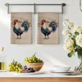 thumbnail image 3 of Farm Roosters Kitchen Towels Set of 1, Farmhouse Farm Chicken Countryside Retro Absorbent Dish Towels for Kitchen, Microfiber Hand Towel, Quick Drying Tea Towel for Cleaning Decorative Dishcloths, 3 of 7