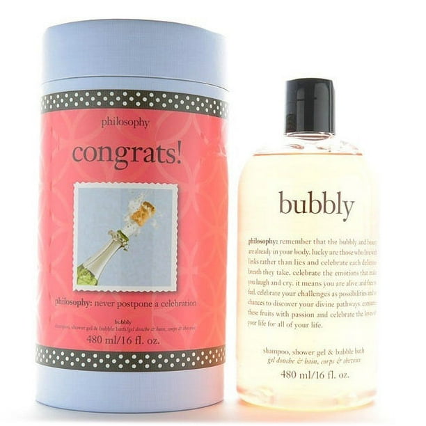 Philosophy Philosophy Congrats! Bubbly Shampoo, Shower Gel & Bubble Bath Gift Set Walmart