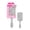 Silver, variant on URBAN POP Decorative Paddle Hair Brush with Comfortable Grip for Everyday Styling