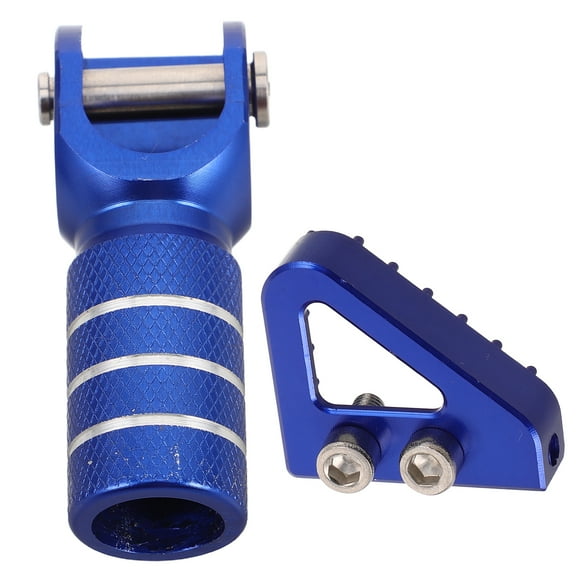 Dirt Bike Brake Pedal Step Plate Aluminum Alloy Toe Peg Blue