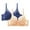 Womens Bras Dark Blue, variant on 2 Pack S-4X Plus Size Bras for Women with Underwire Push Up Lace Bralettes Womens Breathable Solid Color Support Lifting Everyday Underwear Bra