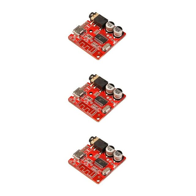 ziyahi 5 .0 Audio Receiver 3 .7 -5V board MP3 Lossless Board DIY Wireless Stereo Music Car Speaker Module red 3Set