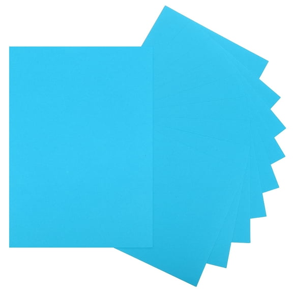 Uxcell 10 Sheets Sky Blue Cardstock Printer Paper 8.5" x 11" A4 Thick Paper Sheet 250gsm/170lb Bulk Card Stock for Printer DIY Scrapbook Menus Cards