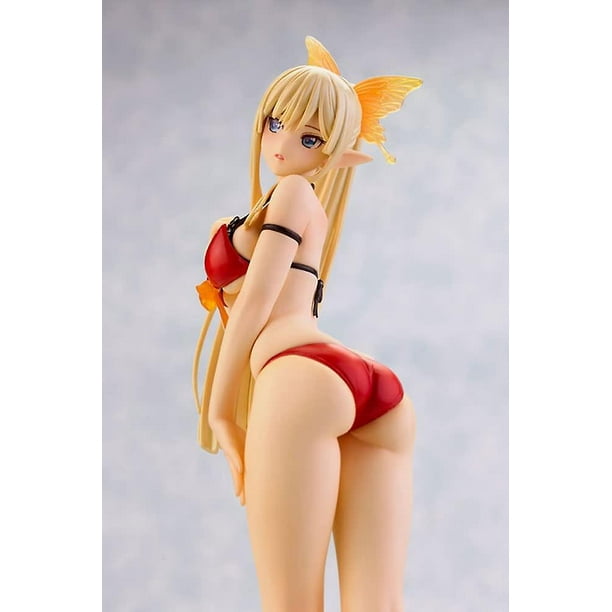 Busty Sexy Girl Shining Beach/kirika Towa Alma 26cm/10.2inch 1/7 Swimwear  Action Figure Adult Toys Pvc Anime Character Model/statue Anime  Collection/g 
