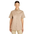 thumbnail image 1 of Harriton Chemise à Manches Courtes en Sergé 100 % Coton pour Femmes avec TéflonTM, 1 of 1