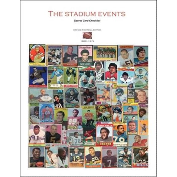 Pre-Owned Stadium Events Sports Card Checklist, Vintage Football Edition