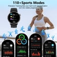 thumbnail image 5 of Cillso Smart Watch for Men Women, 1.46" AMOLED Round Smartwatch with Bluetooth Calling, 100+ Sports Modes, Daily Activity & Sleep Tracking, 3ATM Water Resistant Fitness Tracker for Android iPhone, 5 of 7