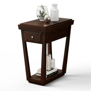Gymax Espresso End Tables in End Tables Brown Walmart