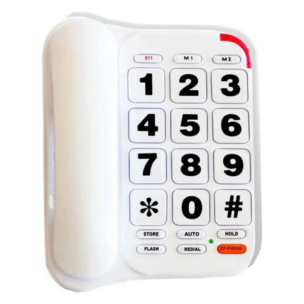 Alzheimer's Dementia Large Dialing Big Button Phone Ringer