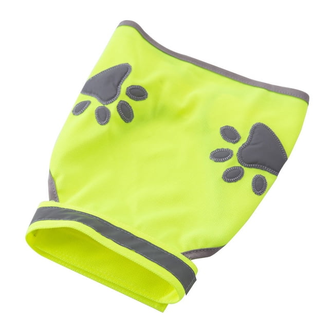 Chaleco reflectante de seguridad para perros Green M, ropa de alta visibilidad, arnés de seguridad para perros pequeños y grandes, chaqueta para exteriores, senderismo, caminar