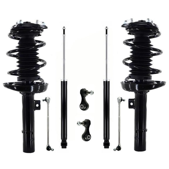 Front Complete Struts Rear Shocks & Links For Honda Civic Sedan 2016-2020