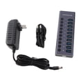 thumbnail image 2 of Estación 985a 10 Puerto USB 3.0 HUB USB Splitter Hub USB Estacia de Acoplamiento, 2 of 7
