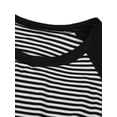 thumbnail image 5 of Julyccc Womens Maternity Stripe Scoop Neck Nursing Mini Dress, 5 of 5