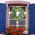 thumbnail image 4 of 30cm Flower Garland Easy Care Photo Prop Full Bloom Door Hanging Wreath Pendant Courtyard Decor, 4 of 5