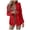 Red, variant on ZZwxWA Casual Blazer for Women's Leopard Print Color Block Cardigans Lapel Open Front Jackets Business Work Office Suit