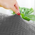 thumbnail image 6 of REGALWOVEN 100% Cotton Cross Cable Knit Throw Blanket For Sofa Couch Bed Home Bedding, Grey 47"x 70", 6 of 7