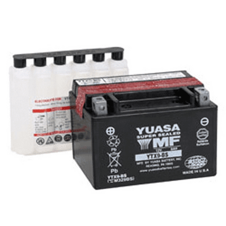 YUASA YTX9-BS MAINTENANCE FREE12 VOLT BATTERY
