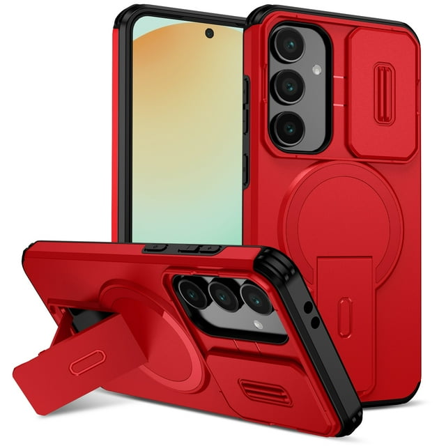 Funda GANGXUN para Samsung Galaxy S24 FE – Magnética Antigolpes con Soporte y Protección Doble
