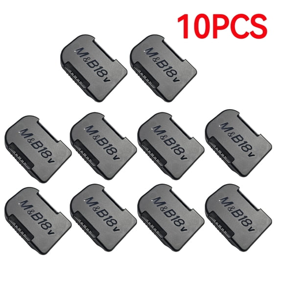 10pcs Tools Power Battery Mounts Storage Stand Holder for Makita 18V 14.4V Fit Bosch Battery Hold Shelf Rack Storage Case