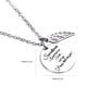 thumbnail image 3 of HomeKingdee Angel Wing Pendant Necklace for Women - Diamond-Encrusted Memorial Jewelry with Engraved Message for Sympathy and Remembrance Gifts, 3 of 5