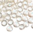 thumbnail image 1 of 100pcs Gato Ojo Resina Cuentas, 12mm Plana Espalda Redonda Cúpula Cuentas Semi Redondas Cuentas para Joyería Fabricación Arcilla Accesorios Artesanía, Transparente Unique Bargains cuentas sueltas, 1 of 5