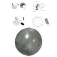thumbnail image 5 of Inflatable Full Moon Pool Lights 16" - Floating LED Light Ball for Swimming Pools, Outdoor Decor, Party & Wedding Lighting - Waterproof Glowing Sphere Gift for Pool Owners (1 Pack), 5 of 9