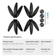 thumbnail image 3 of 2 pares de hélices de liberación rápida de 3 palas para DJI Mavic Mini 2/Mini (negro), 3 of 8