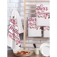 thumbnail image 2 of Pink Mother's Day Kitchen Dish Towels for Drying Dishes Set of 3, Watercolor Flowers Modern Polka Dot Striped Waffle Weave Microfiber Hand Tea Bathroom Towels Quick Dry & Absorbent Towel 15.7x23.6, 2 of 7