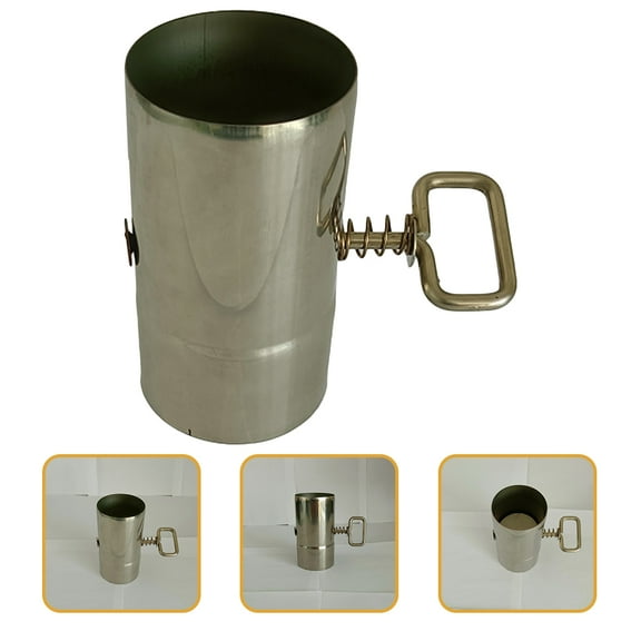 IBASETOY Chimney Stove Pipe Camping Stove Chimney Stainless Steel 1Set